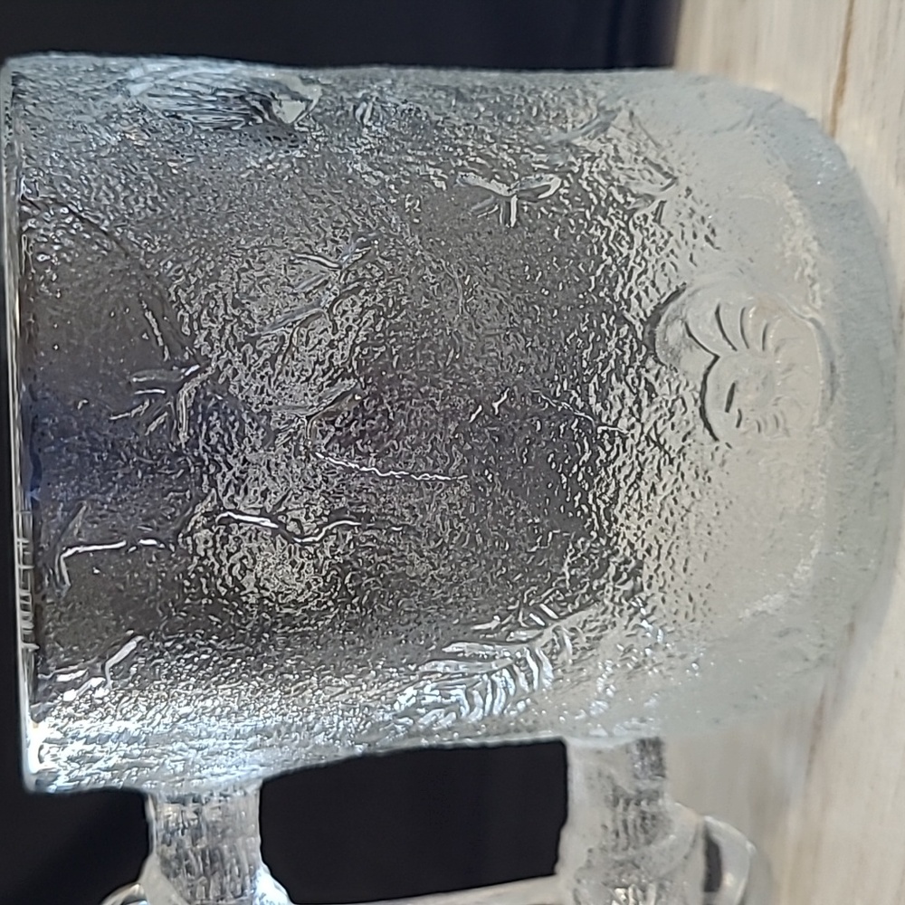 1993 McDonald's The Flintstones pre Dawn Mug RocDonalds Collectible Clear Glass - Picture 5 of 9